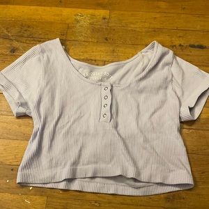 Aeropostale purple seamless top size medium